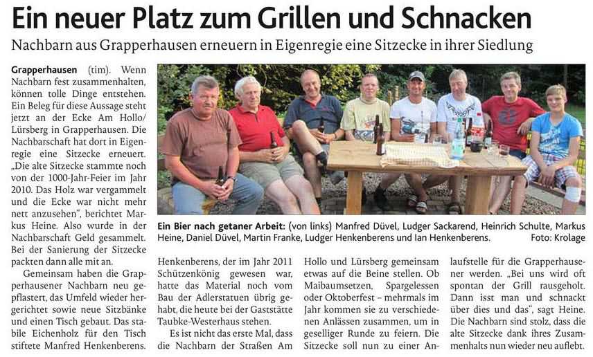 OV-Artikel vom 15.08.2014